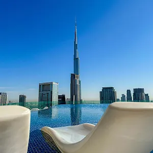 Full Burj Khalifa View Lux 2bedroom With Rooftop Pool Location In Paramount Midtown Apartment Dubai